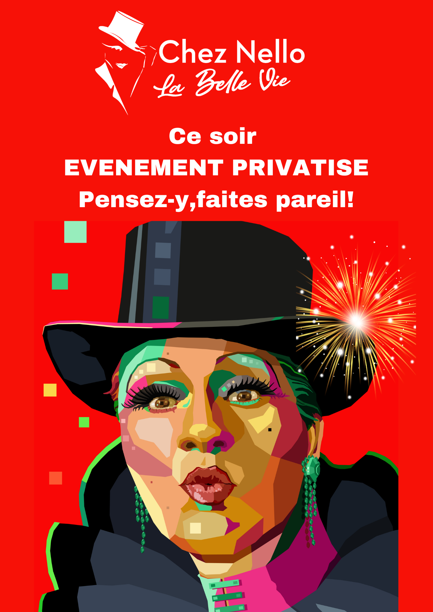 Affiche COCKTAIL PRIVE