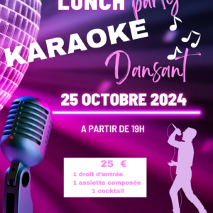 Affiche KARAOKE DANSANT