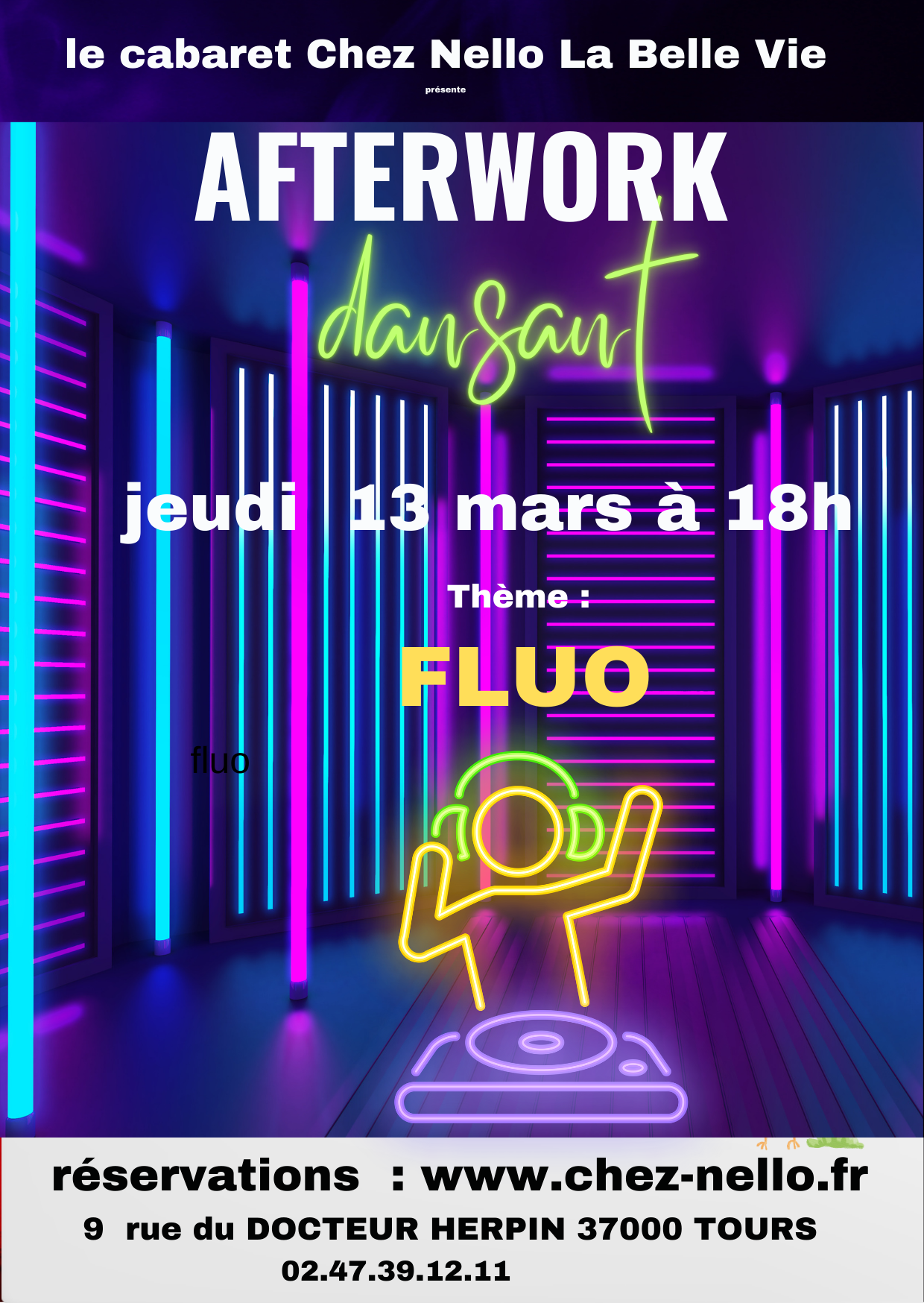 Affiche AFTERWORK DANSANT