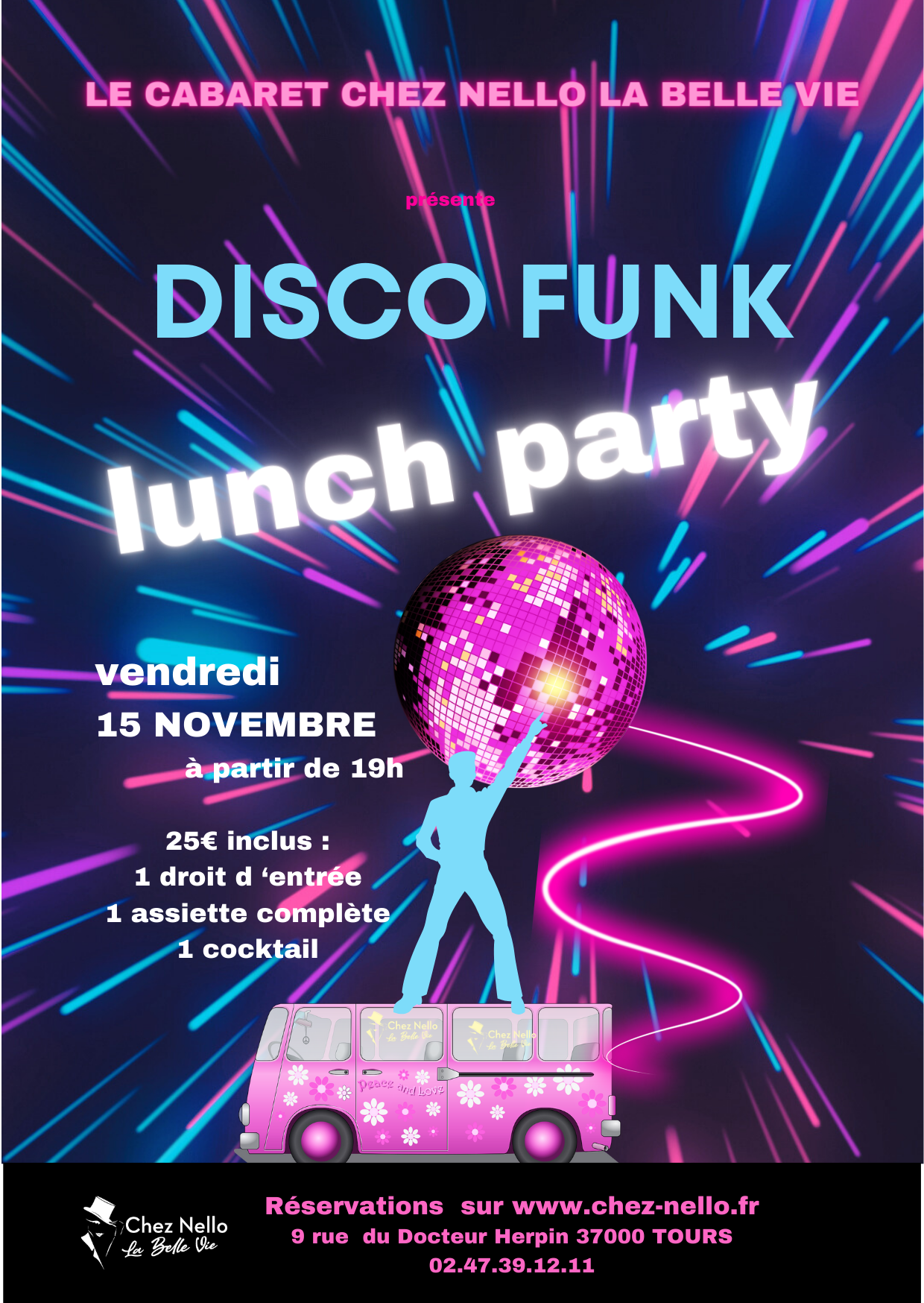 Affiche DISCO FUNK PARTY