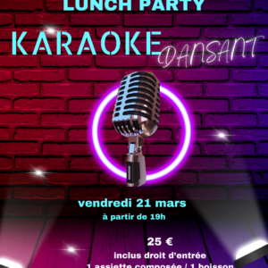 Affiche KARAOKE DANSANT