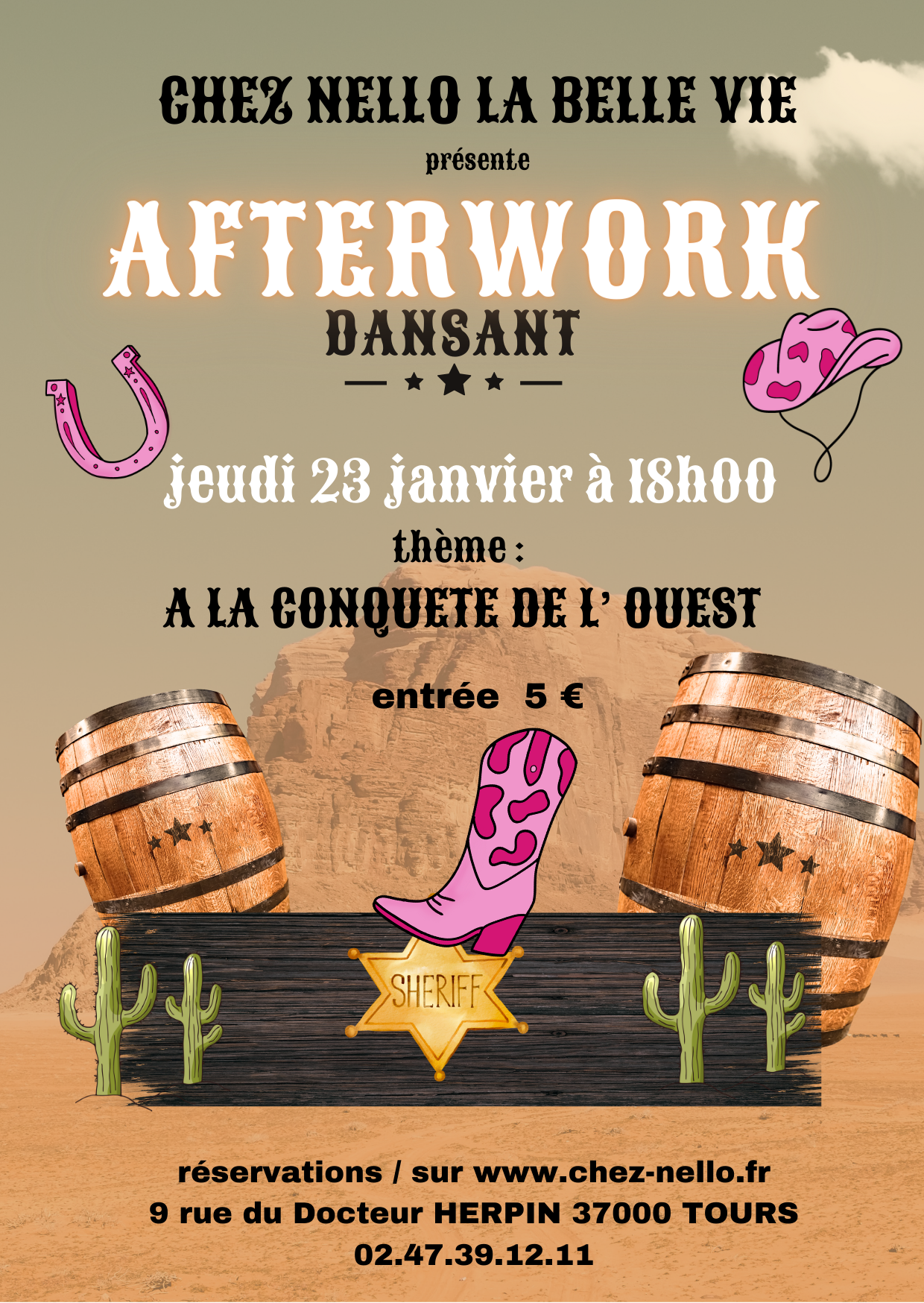 Affiche AFTER WORK DANSANT