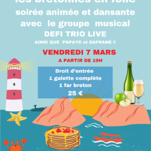 Affiche SOIREE BRETONNE