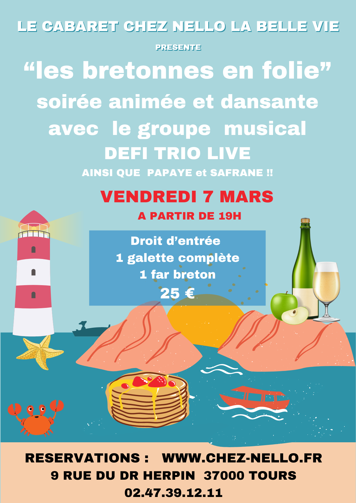 Affiche SOIREE BRETONNE